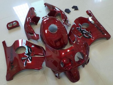 Best 1990-1998 Honda CBR250RR MC22 Motorcycle Fairings - Maroon Red