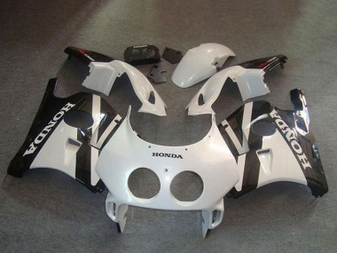 Best 1990-1998 Honda CBR250RR MC22 Motorcycle Fairing Kits - White Glossy Black