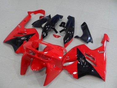 Best 1994-1997 Kawasaki ZX9R Motorcycle Fairings - Red Glossy Black