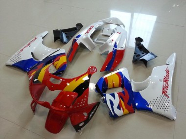 Best 1996-1997 Honda CBR900RR 893 Motorcycle Fairings - White Red Blue Yellow