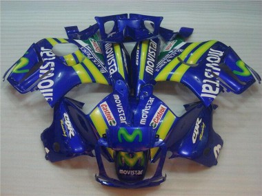 Best 1995-1996 Honda CBR600 F3 Motorcycle Fairings - Blue Green Yellow MoviStar Red Castrol