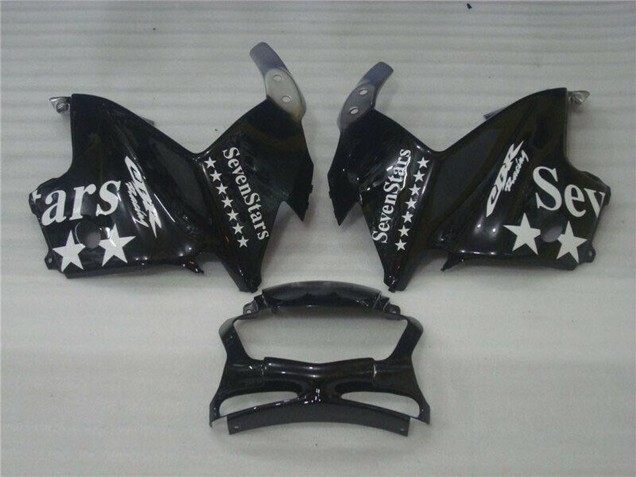 1995-1996 Honda CBR600 F3 Motorcycle Fairings - Silver Glossy Black SevenStars