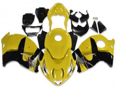 Best 1996-2007 Suzuki GSXR 1300 Hayabusa Motorcycle Fairings - Yellow Black Silver Red