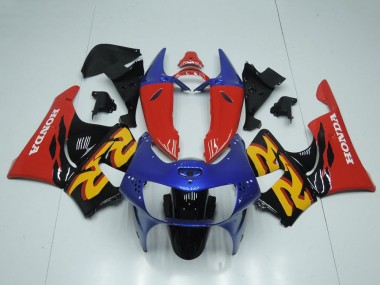 Best 1998-1999 Honda CBR900RR 919 Motorcycle Fairing - Red Blue Glossy Black