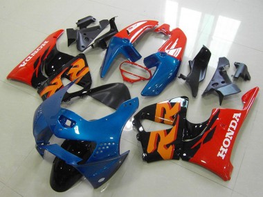 Best 1998-1999 Honda CBR900RR 919 Motorcycle Fairings - Red Blue Glossy Black
