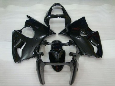 Best 2000-2002 Kawasaki ZX6R Motorcycle Fairings - Glossy Black