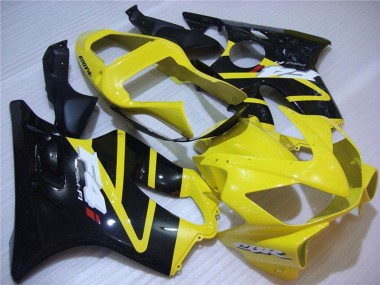 Best 2001-2003 Honda CBR600 F4i Motorcycle Fairing - Yellow Glossy Black