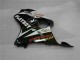 2001-2003 Honda CBR600 F4i Motorcycle Fairings - White Yellow Glossy Black Playboy
