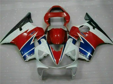 Best 2001-2003 Honda CBR600 F4i Motorcycle Fairing - White Red Blue Black