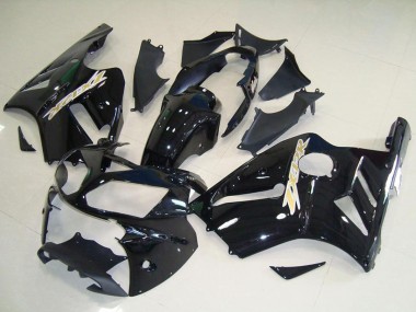 Best 2002-2006 Kawasaki ZX12R Motorcycle Fairing Kits - Glossy Black