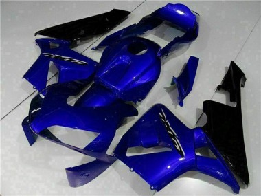 Best 2003-2004 Honda CBR600RR Motorcycle Fairing Kits - Blue Glossy Black