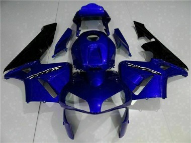 Best 2003-2004 Honda CBR600RR Motorcycle Fairing Kits - Blue Glossy Black