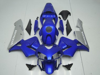 Best 2003-2004 Honda CBR600RR Motorcycle Fairing - Silver Blue