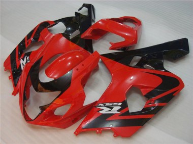 Best 2004-2005 Suzuki GSXR 600/750 Motorcycle Fairings - Red Black
