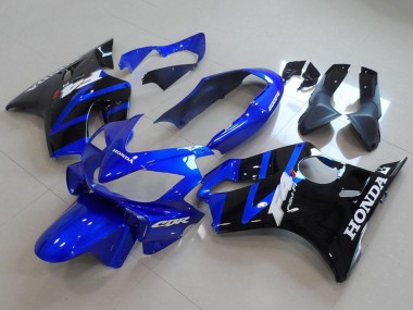 Best 2004-2007 Honda CBR600 F4i Motorcycle Fairing - Blue Glossy Black