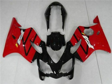 Best 2004-2007 Honda CBR600 F4i Bike Fairings - Red Glossy Black