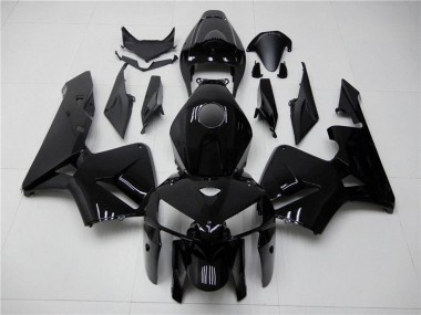Best 2005-2006 Honda CBR600RR Motorcycle Fairing - Glossy Black