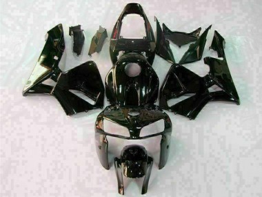 Best 2005-2006 Honda CBR600RR Motorcycle Fairings - Glossy Black White