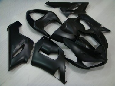 Best 2005-2006 Kawasaki ZX6R Motorcycle Fairings - Matte Black