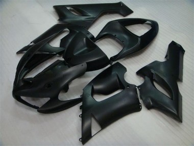 Best 2005-2006 Kawasaki ZX6R Motorcycle Fairings - Matte Black