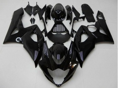 Best 2005-2006 Suzuki GSXR 1000 Motorcycle Fairing Kits - Glossy Black