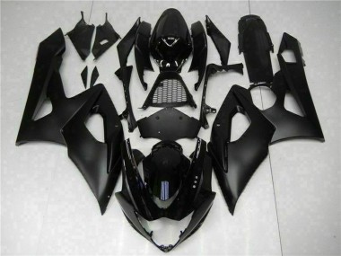 Best 2005-2006 Suzuki GSXR 1000 Bike Fairings - Glossy Black Matte Black