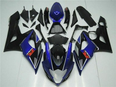 Best 2005-2006 Suzuki GSXR 1000 Motorcycle Fairings - Blue Black