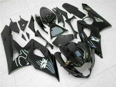 Best 2005-2006 Suzuki GSXR 1000 Motorcycle Fairing - Glossy Black