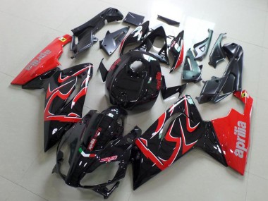 Best 2006-2011 Aprilia RS125 Motorcycle Fairing - Glossy Black Red