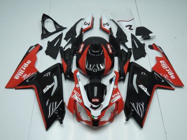 Best 2006-2011 Aprilia RS125 Motorcycle Fairings - Glossy Black Red White