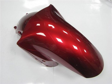 Best 2006-2011 Kawasaki ZX14R ZZR1400 Motorcycle Fairings - Red Black