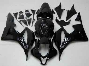 Best 2007-2008 Honda CBR600RR Motorcycle Fairings - Glossy Black