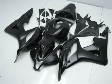 Best 2007-2008 Honda CBR600RR Motorcycle Fairing Kits - Matte Black