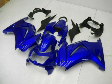 Best 2008-2012 Kawasaki EX250 Motorcycle Fairings - Blue