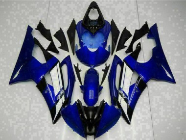 Best 2008-2016 Yamaha YZF R6 Motorcycle Fairings - Blue White