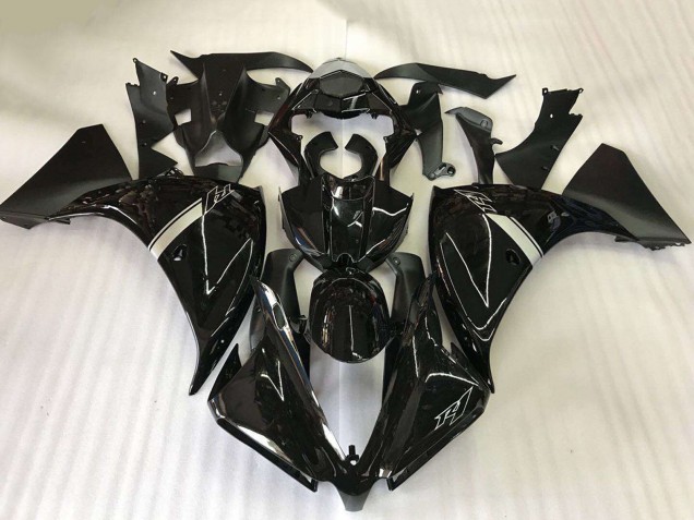 2009-2011 Yamaha YZF R1 Motorcycle Fairings - Glossy Black