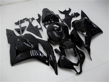 Best 2009-2012 Honda CBR600RR Motorcycle Fairing Kits - Glossy Black