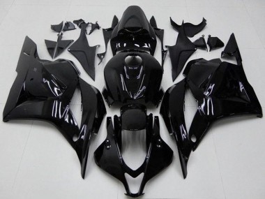 Best 2009-2012 Honda CBR600RR Motorcycle Fairing Kits - Glossy Black