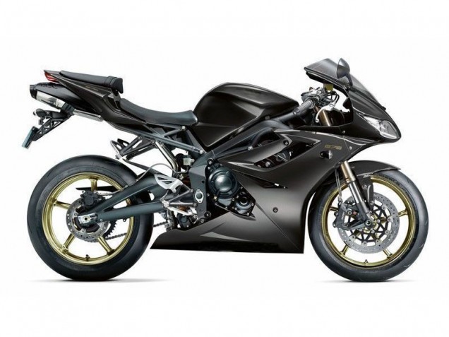 2009-2012 Triumph Daytona 675 Triple Motorcycle Fairings - Matte Black