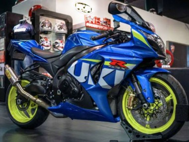 Best 2009-2016 Suzuki GSXR 1000 Motorcycle Fairing - Blue Green White