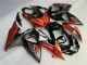 2009-2016 Suzuki GSXR 1000 Motorcycle Fairings - Orange Glossy Black