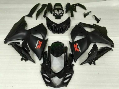 Best 2009-2016 Suzuki GSXR 1000 Motorcycle Fairing - Glossy Black Matte Black