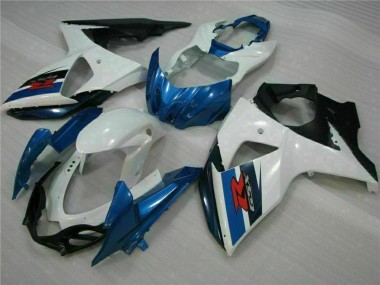 Best 2009-2016 Suzuki GSXR 1000 Abs Fairings Kits - White Blue Black