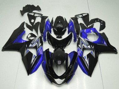 Best 2009-2016 Suzuki GSXR 1000 Motorcycle Fairings - Glossy Black Blue