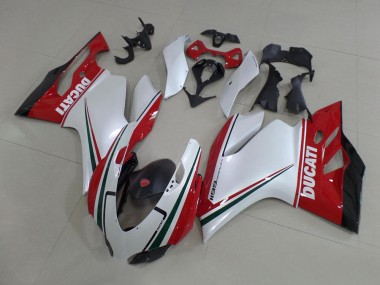 Best 2011-2014 Ducati 1199 Motorcycle Fairing Kits - White Red Black Green