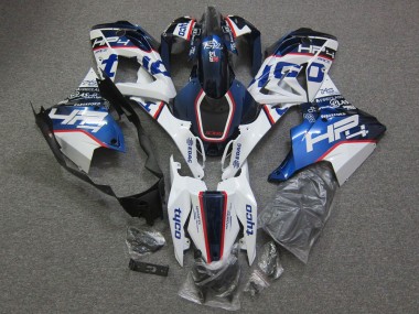Best 2015-2016 BMW S1000RR Motorcycle Fairings - White Red Blue HP Tyco
