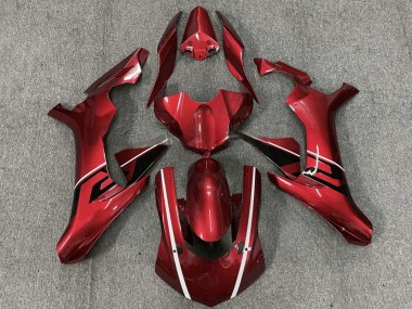 Best 2015-2019 Yamaha YZF R1 Motorcycle Fairings - Red White Black
