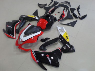 Best 2012-2018 Aprilia RS4 50 125 Motorcycle Fairing - White Red Yellow Glossy Black