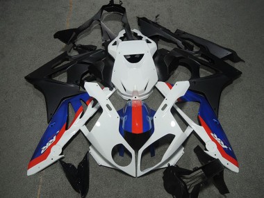 Best 2009-2014 BMW S1000RR Motorcycle Fairing Kits - White Red Blue Matte Black