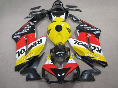 Best 2004-2005 Honda CBR1000RR Motorcycle Fairing - Yellow White Red Glossy Black Repsol
